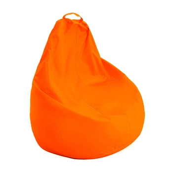 Кресло груша мешок с чехлом Prolisok оранжевый 70х95 (M) Oxford PU 600d