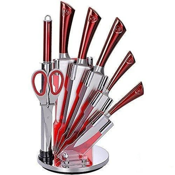 Набор кухонных ножей 8 в 1 Royalty Line RL-KSS804N