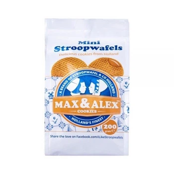 Стропвафлі MAX&ALEX MINI класичні,200г