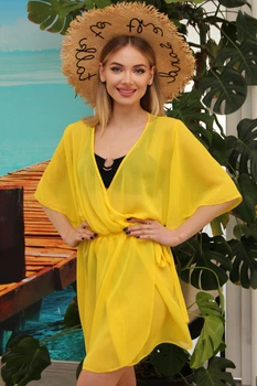 Пляжная туника парео Fleur Lingerie ЮСТИНА 52 желтый
