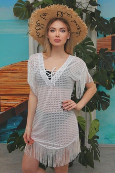 Пляжная туника парео Fleur Lingerie ЭСПАНТО 50 белый