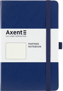Записная книга Axent Partner 125х195 мм в точку 96 листов Синяя (8306-02-A)