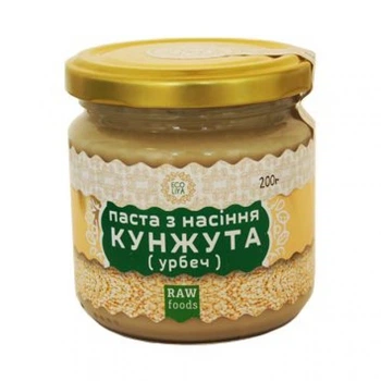 Паста з насіння кунжуту (урбеч) 200г Ecoliya