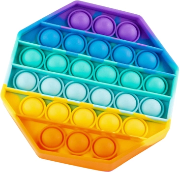 Игрушка антистресс Sibelly Pop It Rainbow Octagon (SB-PPIT-RNB-OCT) (9869205468524)