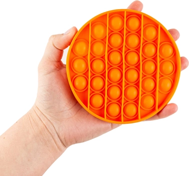 Игрушка антистресс Sibelly Pop It Mono Circle Orange (SB-PPIT-CRCL-OR) (9869205468548)