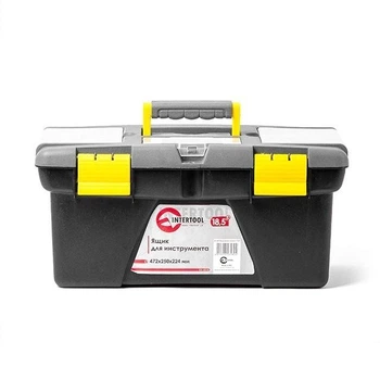 Ящик для инструмента INTERTOOL 18.5" 472*250*224 мм BX-0318
