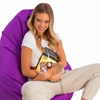 Кресло груша мешок Prolisok фиолетовый 80х115 (L) Oxford PU 600d