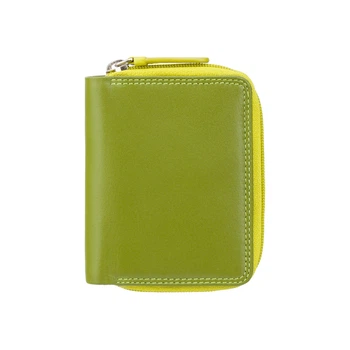 Зеленый кожаный женский кошелёк Visconti RB53 LIME M Hawaii c RFID