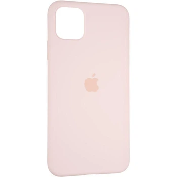 Чехол Fiji Silicone Case для Apple iPhone 12 бампер накладка Full Soft Pink Sand