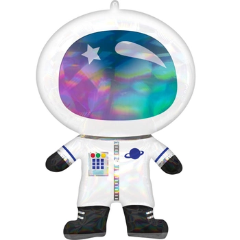 Шарик воздушный Amscan Iridescent Astronaut P40 (4119601)