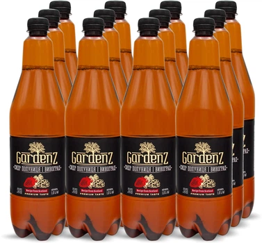 Сидр Gardenz солодкий рожевий "Полуниця та виноград" 5% 1 л х 12 шт (4820196930693)