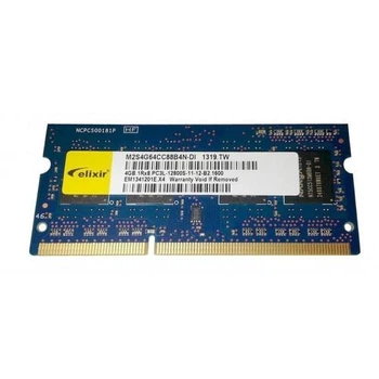 Модуль пам'яті Elixir DDR3 4Gb 1600 Mhz Sodimm (M2S4G64CB88B4N-DI), б/у