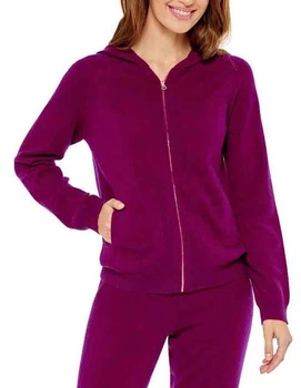 Джемпер Marc & Andre на молнии с капюшоном 36 Бордовый Cashmere Blend A9-00CH314