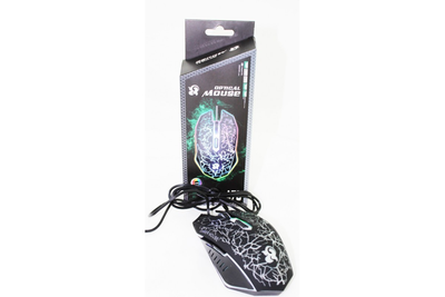 Мышь игровая Optical Mouse A70 LED подсветка Черный