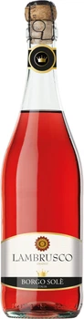 Вино игристое Borgo Sole Lambrusco Dell`Emilia IGT Rosato Amabile розовое полусладкое 0.75 л (8008820162351)
