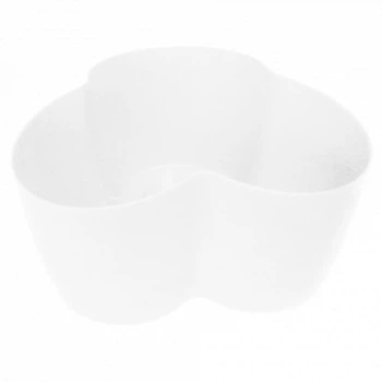 Вазон Кактусник на 3 рослини білий, Алеана