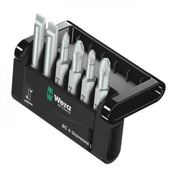 Набор бит WERA Bit-Check 6 Universal 1 (SL, PH, PZ) (05056474001)