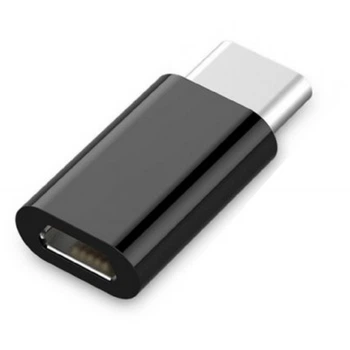 Адаптер Cablexpert USB Type-C - micro USB (M/F), черный (A-USB2-CMmF-01)