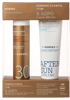 Сонцезахисний набір для тіла й обличчя Korres SPF30 50 мл х 2 шт. (5203069091636)