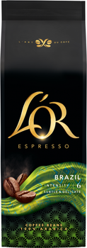 Кофе в зернах L'OR Espresso Brazil 100% Арабика 500 г (8711000464649)