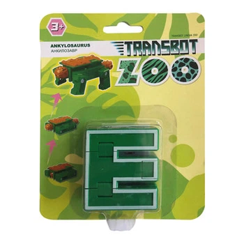 Игрушка-трансформер Transbot Lingva zoo Анкилозавр E (T15507/T15507-5) (10-563178)