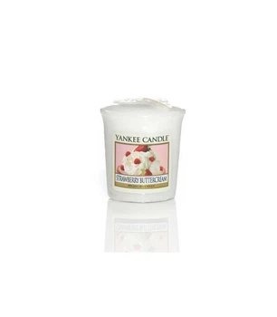 Ароматична свічка ПОЛУНИЦЯ З ВЕРШКАМИ / Yankee Candle STRAWBERRY BUTTERCREAM votive 1173532Е