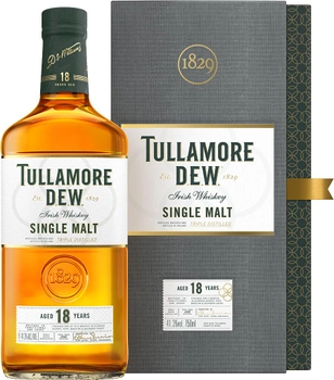 Виски Tullamore Dew Single Malt 18 лет выдержки 0.7 л 41.3 % (5391516892162)