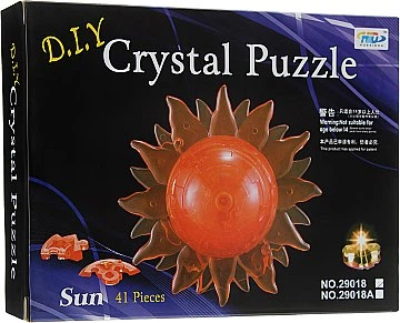 3D пазлы "Солнце" батар., свет, 41 деталь - Crystal Puzzle (20-85779)
