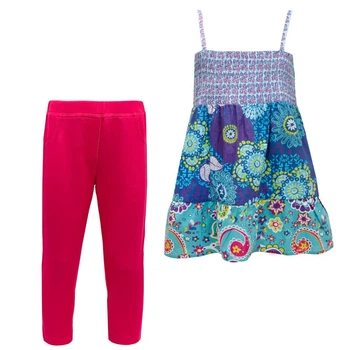 Костюм: Туника с леггинсами Losan Junior girls (314-8025AB/612) Бирюзовый 16 Years-166 см