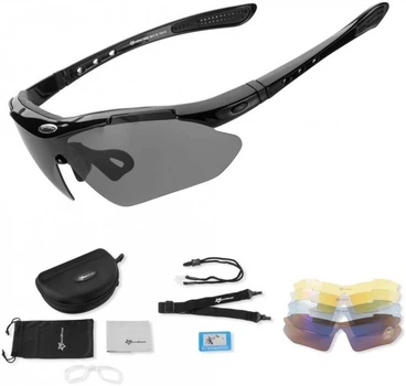 Спортивные очки RockBros Original Polarized 5 линз UV400