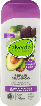 Восстанавливающий шампунь для ломких и поврежденных волос Alverde NATURKOSMETIK Repair & Care Bio-Avocado, 200 ml