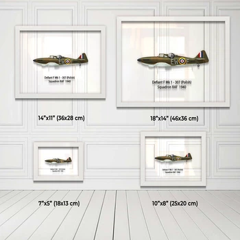 Принт на стекле Artel «Бомбардировщик Bristol Blenheim Mk IF 23 Эскадрилья RAF 1940 год» 36 x 28см