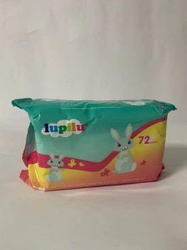 Дитячі вологі серветки Lupilu 72 шт.