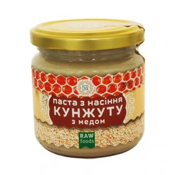 Паста з насіння кунжуту з медом (урбеч) 200г Ecoliya