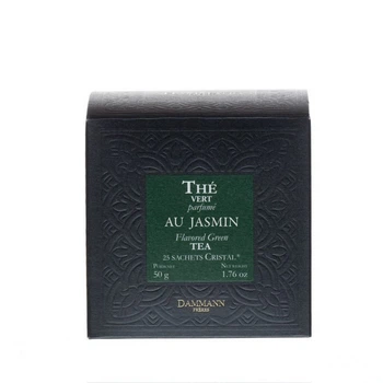 Зеленый чай ароматизированный Dammann Jasmin (Жасмин) в пакетиках 25 шт.