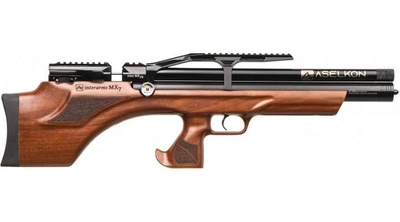Пневматична PCP гвинтівка Aselkon MX7-S Wood кал. 4.5 дерево