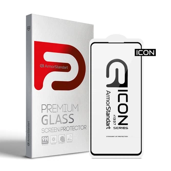 Защитное стекло ARM Icon для Xiaomi Redmi Note 10 Pro Black (ARM58655)