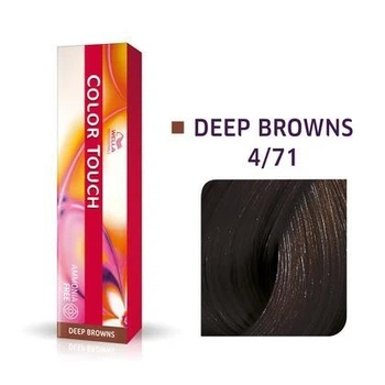 Фарба для волосся WELLA Color Touch 4/71 Середній коричнево-попілястий 60 мл