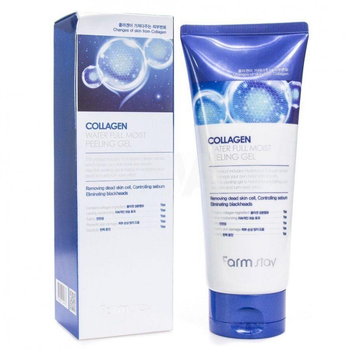 Пилинг-гель с коллагеном Farmstay Collagen Water Full Moist Peeling Gel 180 ml (77700056)