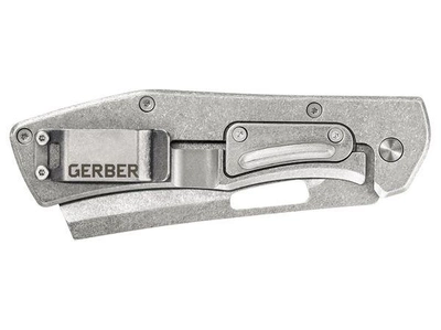 Ніж складаний туристичний Gerber 31-003476 (Frame lock, 97/216 мм, сірий)