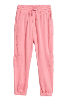 Брюки без застежек H&M 0600914 98 cm (5733698cm) Розовый