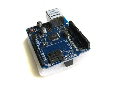 Сетевой модуль RobotDyn Ethernet Shield для Arduino, W5100 (111249)