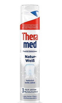 Зубна паста Theramed Naturweiss Природня білизна 100 мл дозатор
