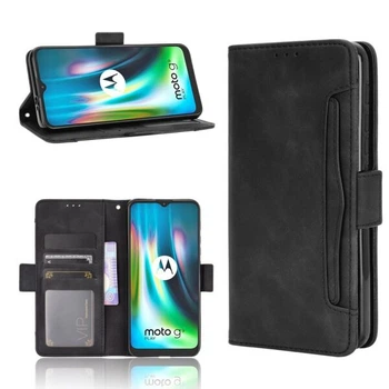Чохол Deexe Wallet Stand для Motorola Moto E7 Plus / Moto G9 Play - Black