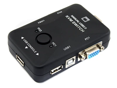 2-портовый KVM свич Kuyia, переключатель USB (112173)