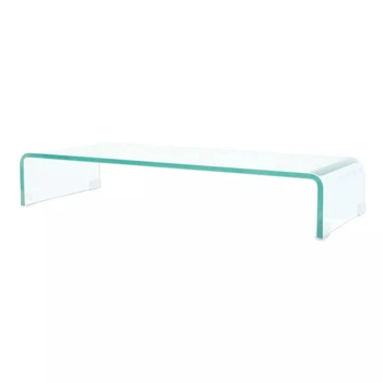 Підставка для монітора Shumee 80x30x13 см скло прозора 244129