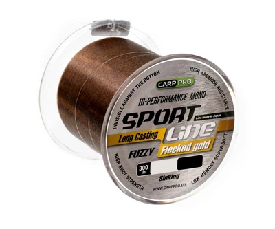 Леска Carp Pro Sport Line Flecked Gold 300м 0,265мм (CP2303-0265)