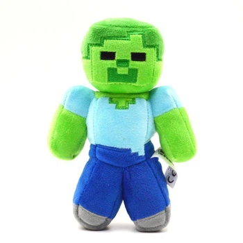 Мягкая игрушка Generic Майнкрафт - Зомби - 18 см зеленый