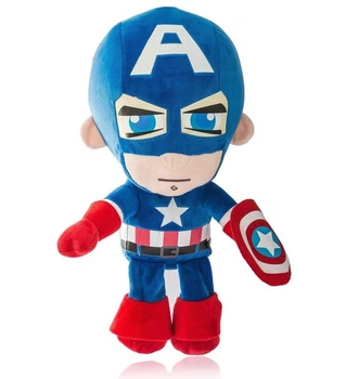 Мягкая плюшевая игрушка Marvel Капитан Америка 25 см синий