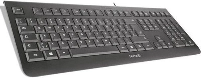 Клавиатура TERRA Keyboard 1000 Corded [US/EU] USB Black (JK-0800EUADSL)